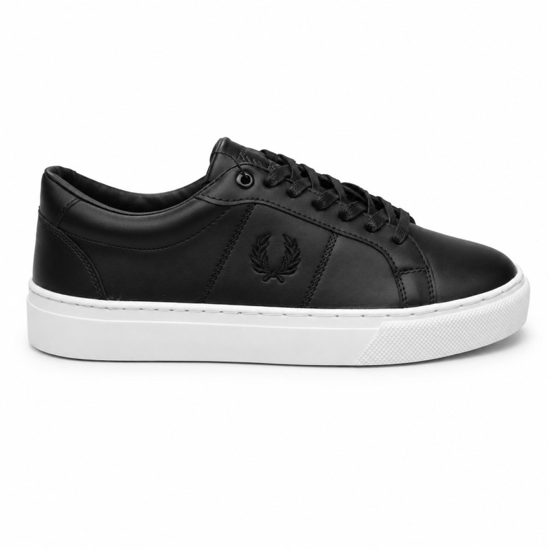 Fred Perry Spencer Leather Black