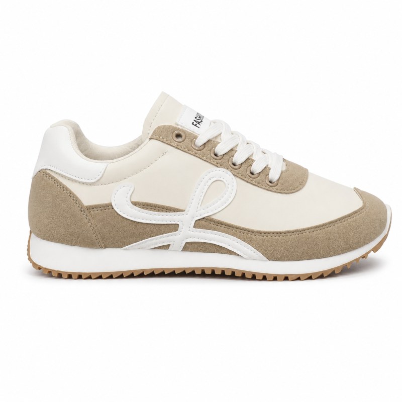 Ribbon Side Retro Runner Sneaker