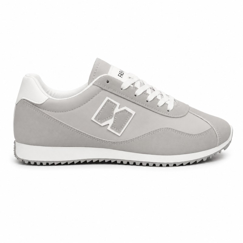 Geometric Logo Retro Runner Sneaker