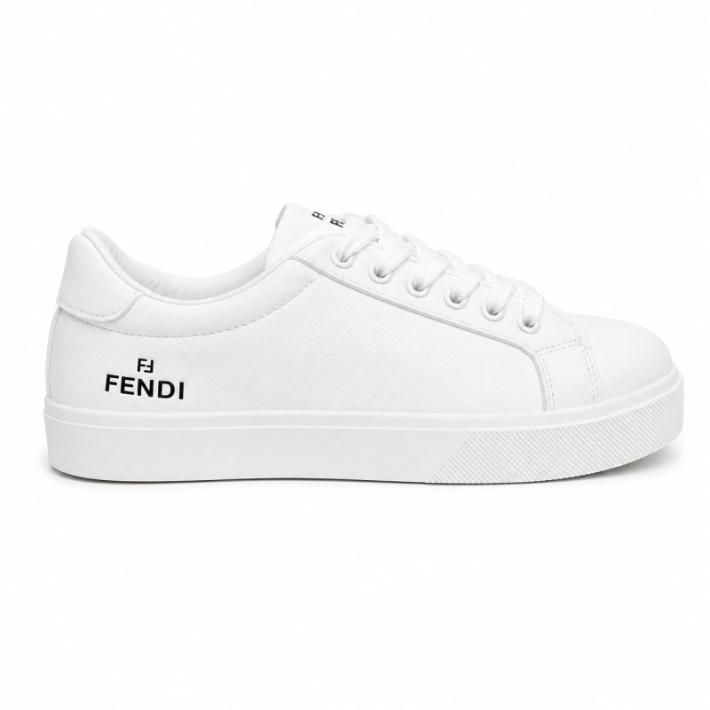 Fendi-style Low-Top Platform Sneaker