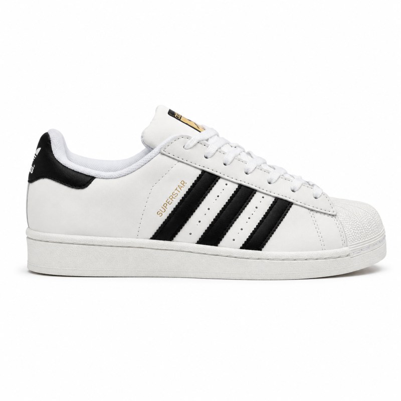 Adidas Superstar White Black Sneakers