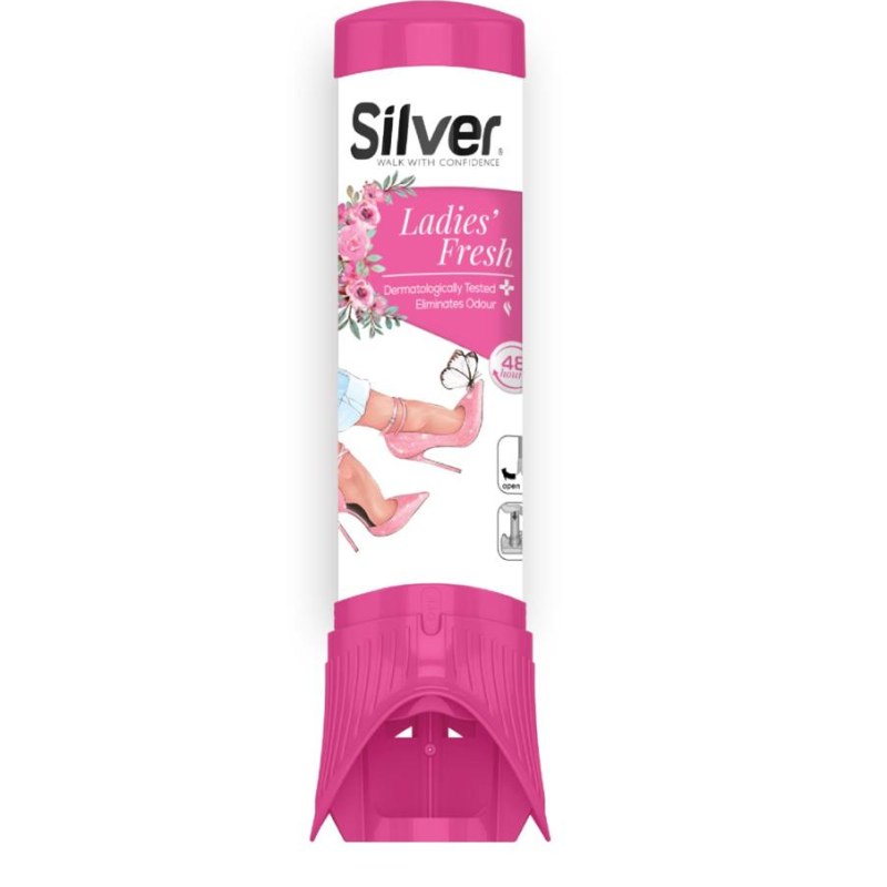 Silver Ladies Shoe Deodorizer